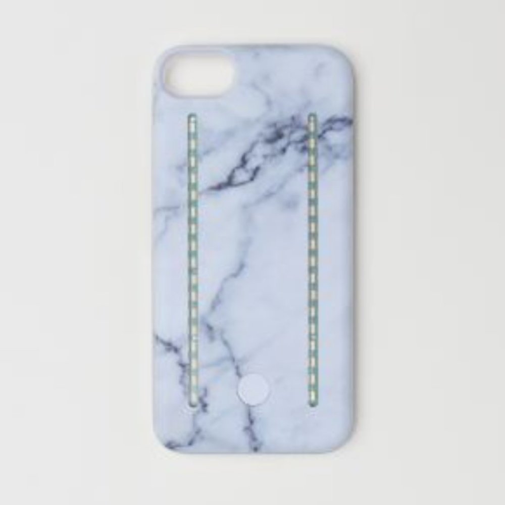 H&M LIGHT UP SELFIE  CASE MARBLE IPHONE6 NEW